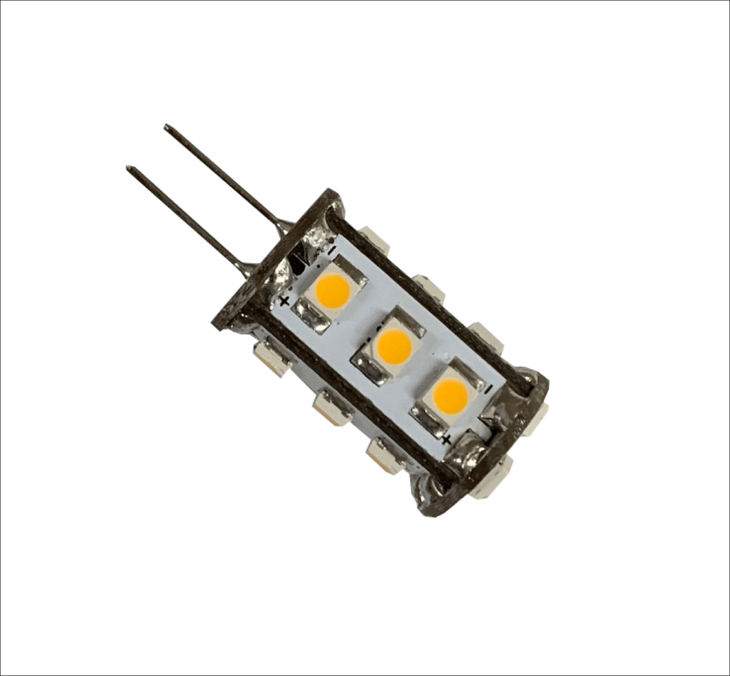 Green Ignite 2.2W LED Miniature Lamp With Ba15s Base & Frosted Lens