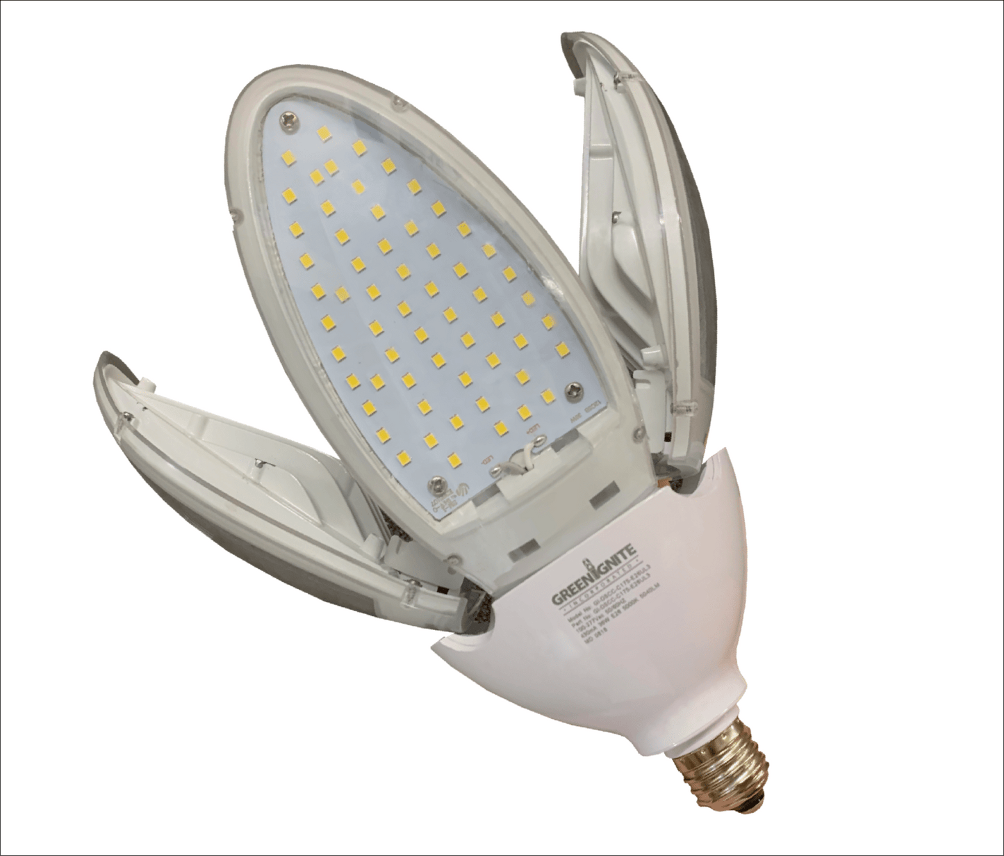 Green Ignite 36W LED Dark Sky Adjustable HID 5000K Replacement Light With E26 Base