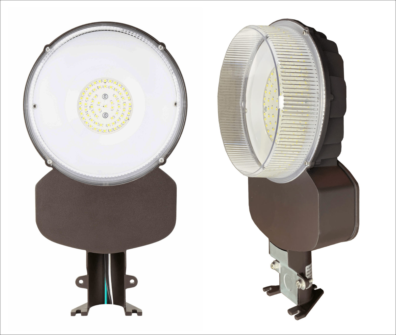 Green Ignite 45W LED 5,800 Lumen Bronze Dusk To Dawn Security Light Fixture