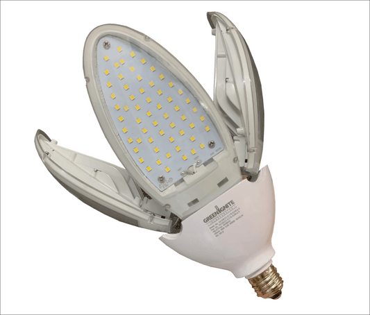Green Ignite 60W LED Dark Sky Adjustable HID 5000K Replacement Light With E39 Base