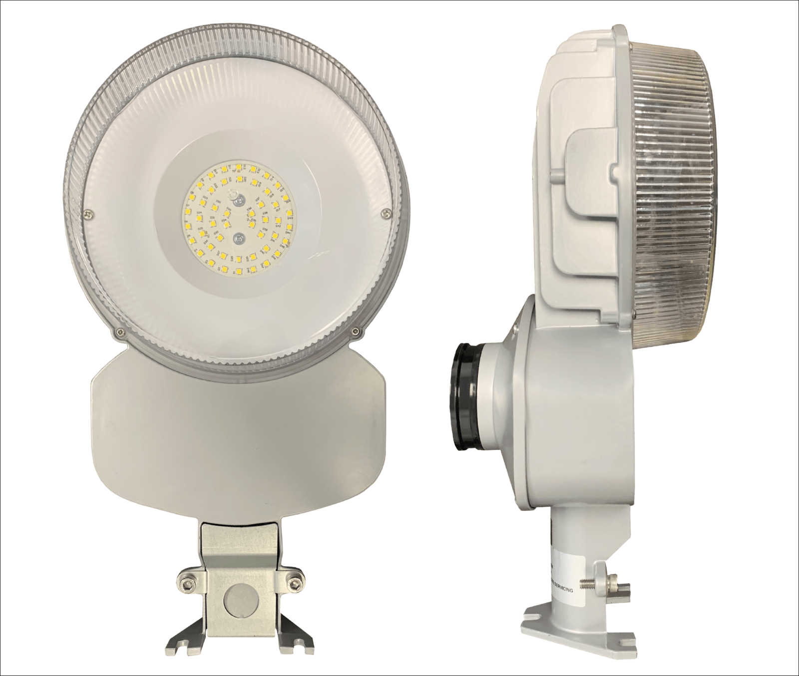 Green Ignite 90W LED 11,500 Lumen Silver Dusk To Dawn Security Light Fixture