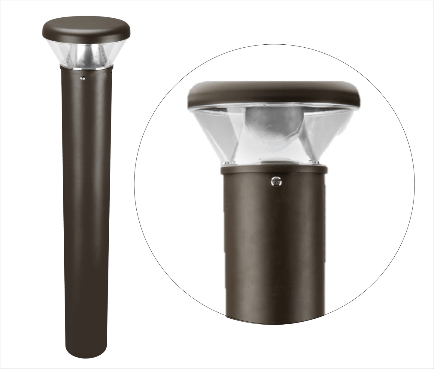 Green Ignite LED 3.5' Bollard Fixture