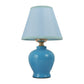 Highlight USA Modern Mini 1-Light Blue Table Lamp