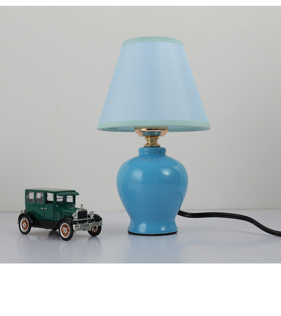 Highlight USA Modern Mini 1-Light Blue Table Lamp