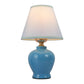 Highlight USA Modern Mini 1-Light Blue Table Lamp