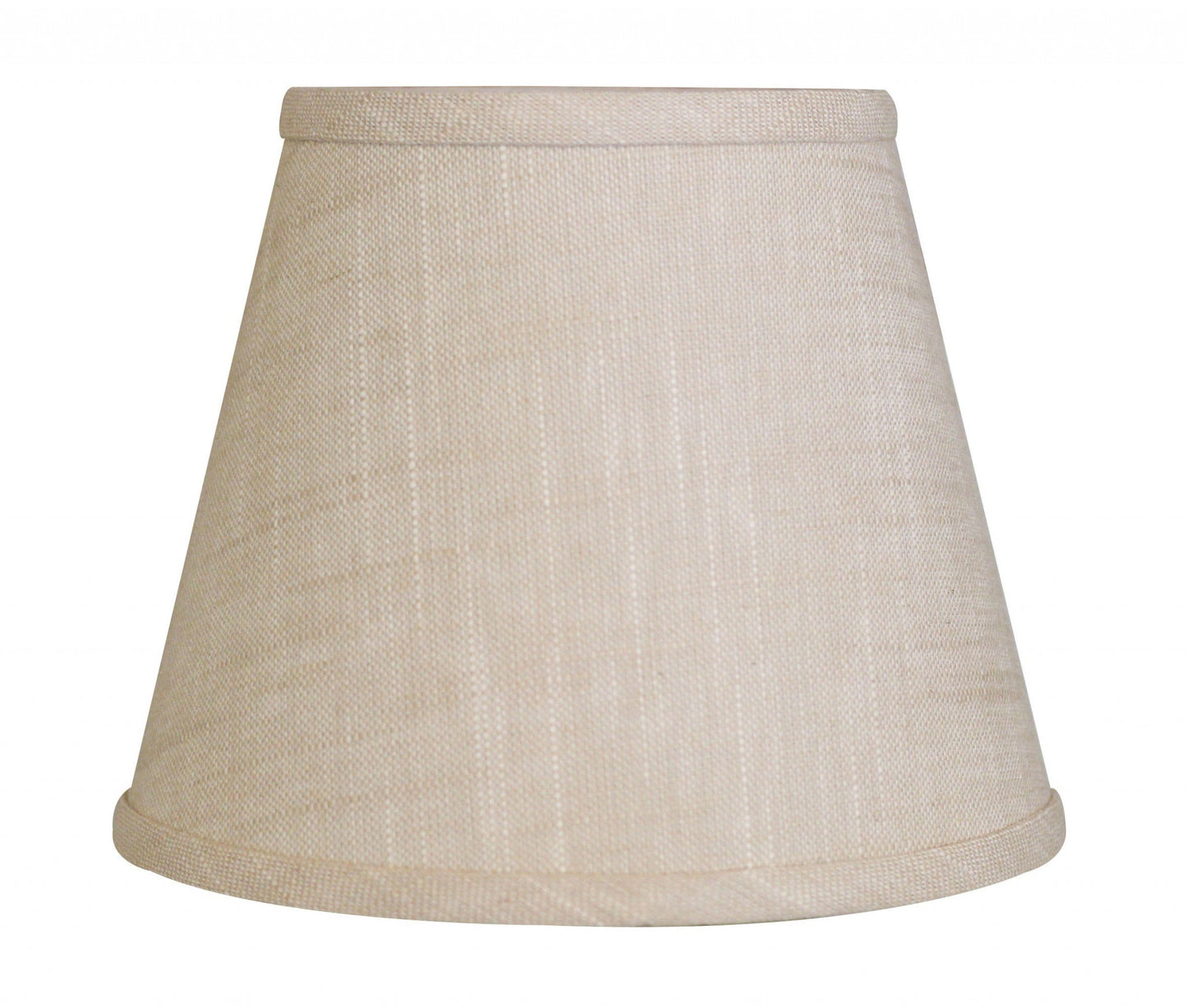 HomeRoots 10" Hardback Empire Linen Lampshade in Light Wheat Finish