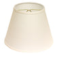 HomeRoots 10" Hardback Empire Linen Lampshade in White Finish