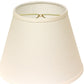 HomeRoots 10" Hardback Empire Linen Lampshade in White Finish