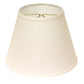 HomeRoots 10" Hardback Empire Linen Lampshade in White Finish