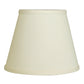 HomeRoots 10" Hardback Empire No Slub Lampshade in Ivory Finish
