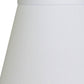 HomeRoots 10" Hardback Empire No Slub Lampshade in White Finish