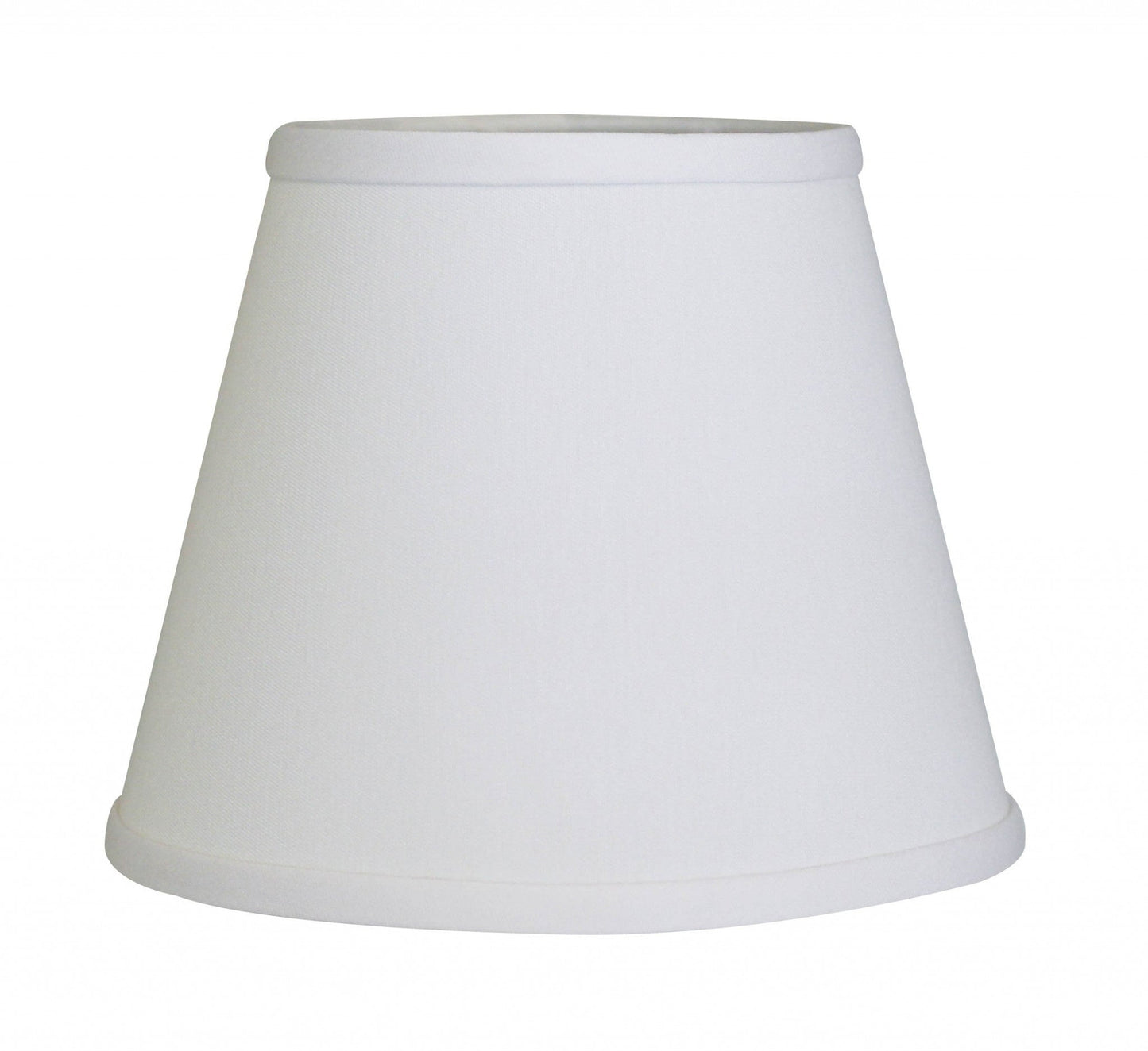 HomeRoots 10" Hardback Empire No Slub Lampshade in White Finish
