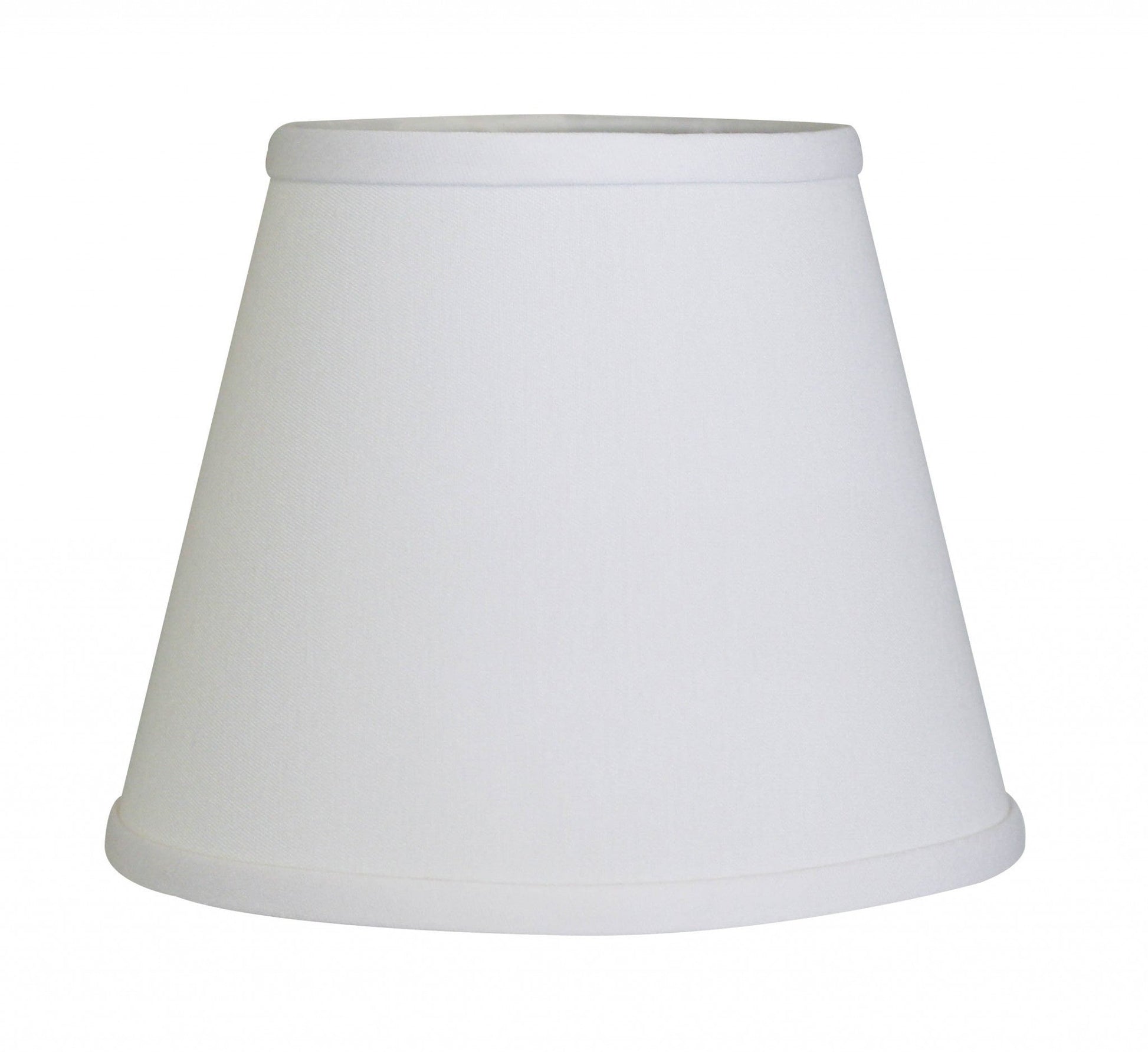 HomeRoots 10" Hardback Empire No Slub Lampshade in White Finish
