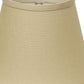 HomeRoots 10" Parchment Hardback Empire Linen Lampshade in Beige Finish