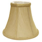 HomeRoots 10" Premium Bell No Slub Lampshade in Pale Brown Finish