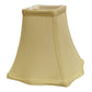 HomeRoots 10" Premium Square Monay Shantung Lampshade in Antique White Finish
