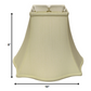 HomeRoots 10" Premium Square Monay Shantung Lampshade in Ivory Finish