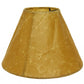 HomeRoots 10" Slanted Empire Crinkle Oil Paper Lampshade in Brown Finish