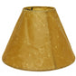 HomeRoots 10" Slanted Empire Crinkle Oil Paper Lampshade in Brown Finish