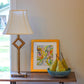 HomeRoots 10" Slanted Rectangle Bell Monay Shantung Lampshade in Ivory Finish