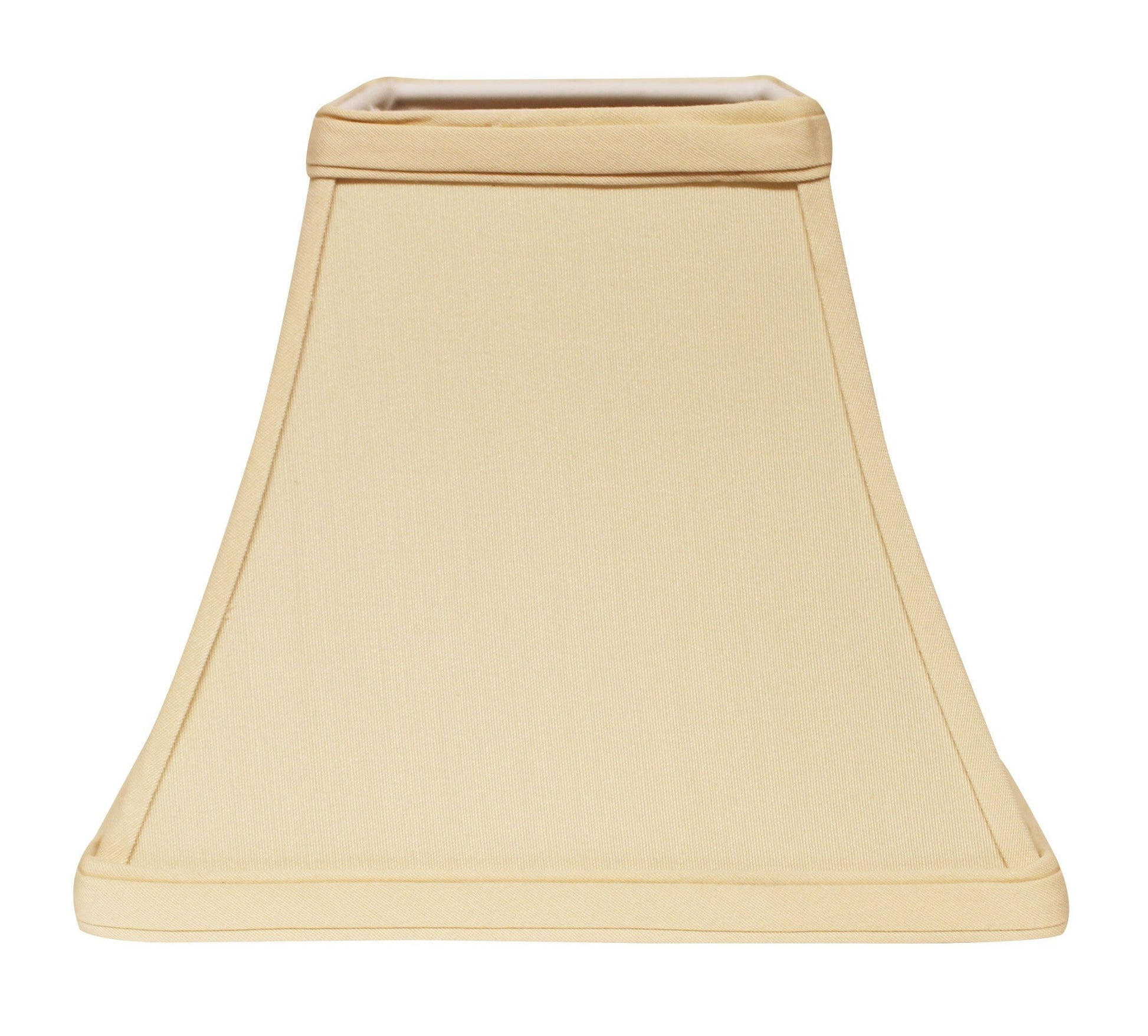 HomeRoots 10" Square Bell No Slub Lampshade in Slate Grey Finish