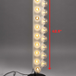 HomeRoots 10" x 42.5" Aluminum Floor Lamp in White Finish