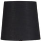 HomeRoots 11” Geometric Metal Table Lamp With Black and Pink Finish