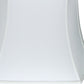 HomeRoots 11" Inverted Rectangle Shantung Lampshade in Snow Finish
