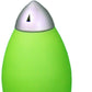 HomeRoots 11" Rocket Shaped Table Lamp With Green and Silver Finish