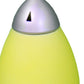 HomeRoots 11" Rocket Shaped Table Lamp in Yellow and Silver Finish