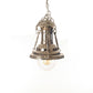 HomeRoots 11.5" x 11.5" x 54" Industrial Pendant Lamp in White Finish