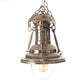 HomeRoots 11.5" x 11.5" x 54" Industrial Pendant Lamp in White Finish