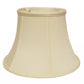 HomeRoots 12" Drum No Slub Lampshade in Ivory Finish