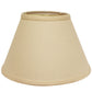 HomeRoots 12" Empire Hardback Slanted Linen Lampshade UF in Parchment Beige Finish