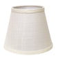 HomeRoots 12" Empire Hardback Slanted Linen Lampshade UF in White Finish