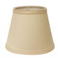 HomeRoots 12" Hardback Empire SlantedSlanted No Slub Lampshade in Slate Grey Finish