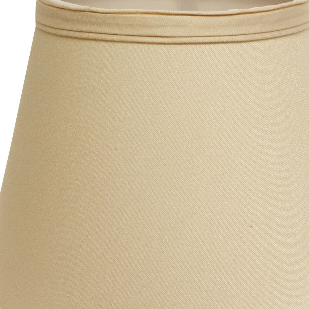 HomeRoots 12" Hardback Empire SlantedSlanted No Slub Lampshade in Slate Grey Finish