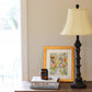 HomeRoots 12" Octagon Monay Shantung Lampshade in Antique White Finish