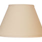HomeRoots 12" Parchment Premium Empire Slanted Linen Lampshade in Beige Finish