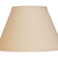 HomeRoots 12" Parchment Premium Empire Slanted Linen Lampshade in Beige Finish