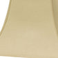HomeRoots 12" Parchment Premium Square Bell Slanted Linen Lampshade in Beige Finish