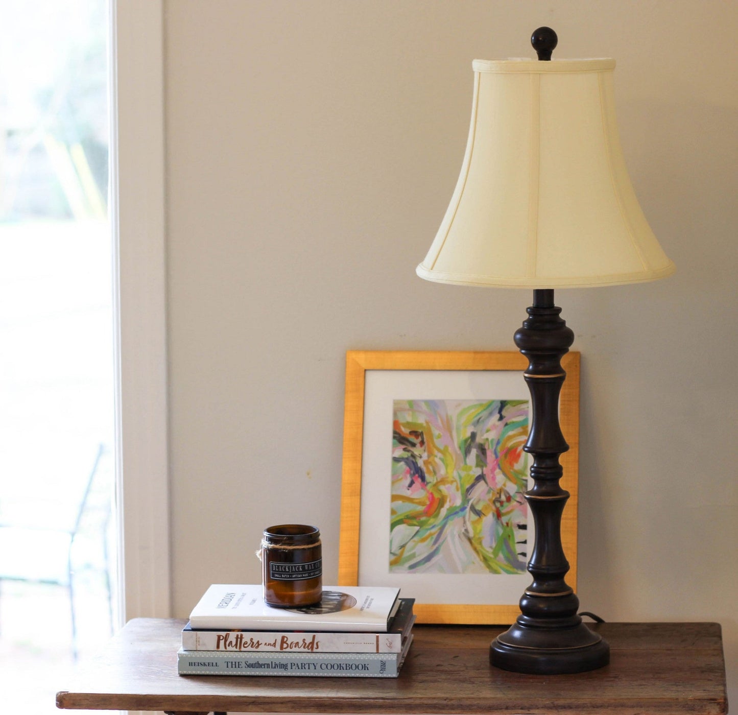 HomeRoots 12" Premium Bell Monay Shantung Lampshade in Antique White Finish