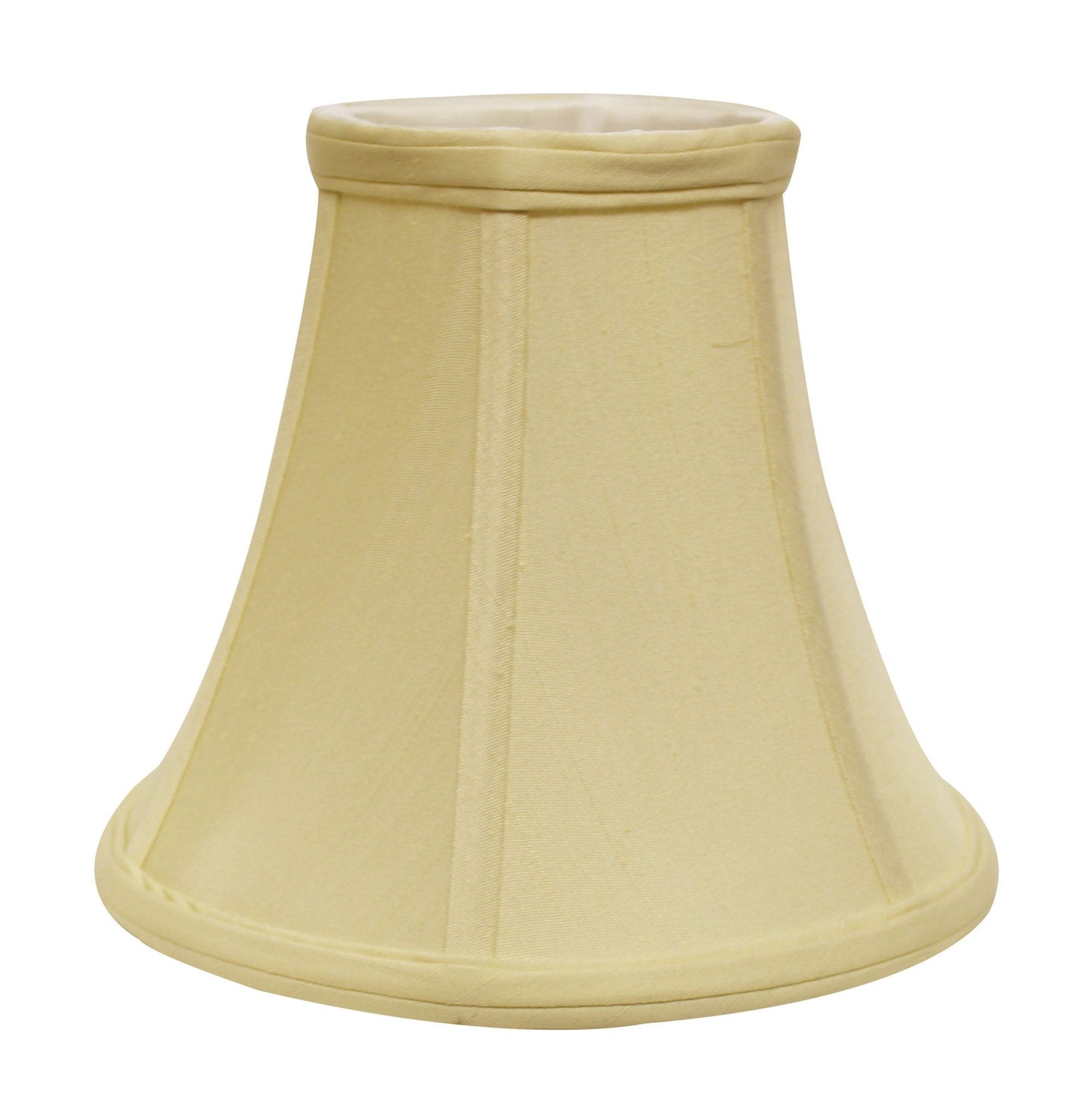 HomeRoots 12" Premium Bell Monay Shantung Lampshade in Antique White Finish