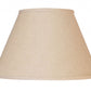 HomeRoots 12" Premium Empire Slanted Linen Lampshade in Dark Wheat Finish