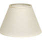 HomeRoots 12" Premium Empire Slanted Linen Lampshade in White Finish