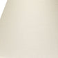 HomeRoots 12" Premium Empire Slanted Linen Lampshade in White Finish