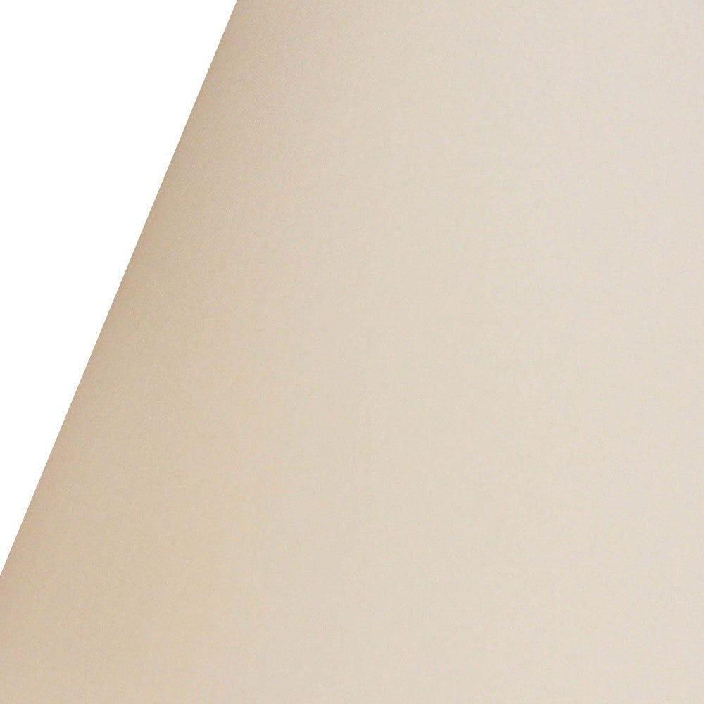 HomeRoots 12" Premium Empire Slanted No Slub Lampshade in Ivory Finish