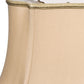 HomeRoots 12" Premium Oblong Shantung Lampshade in Vintage Gold Finish
