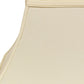 HomeRoots 12" Rectangle Bell No Slub Lampshade in Ivory Finish