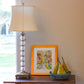 HomeRoots 12" Slanted Girdle Shantung Lampshade in Ivory Finish